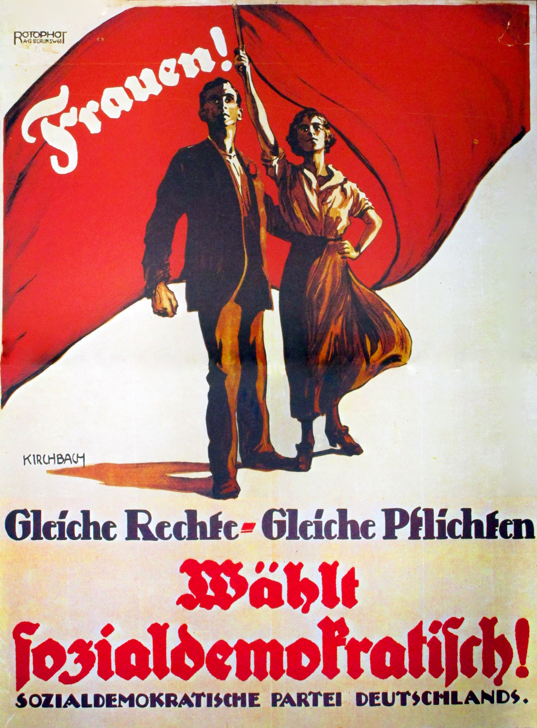 Wahlplakat von 1919